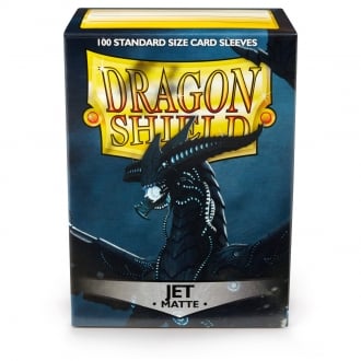 (image for) Dragon Shield Jet Matte Sleeves Standard Size x 100